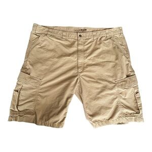 Carharrt Force Relaxed Fit Ripstock Cargo Work Shorts Tan Size 48